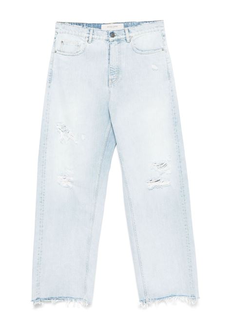 Jeans con effetto vissuto in blu Golden goose - uomo